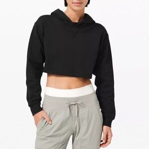 Lululemon Black Cropped Hoodie Women’s 8
